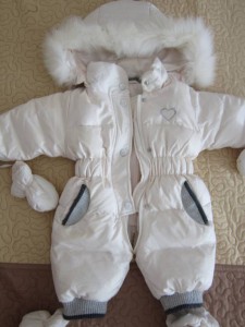 комбинезон детский пуховый