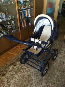 Отдам даром коляску Roan Kortina 2в1 люлька прогулочный блок и сумка к коляске. - image.jpg