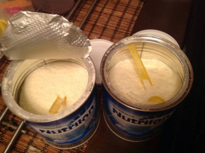 Баночки практически полные