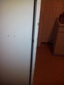 дефект на колонке