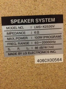 Колонки LG LMS-K2530V - IMG_2075.jpg