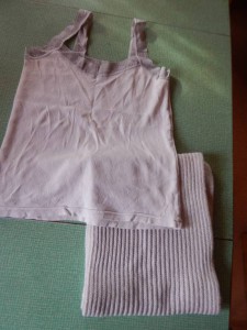 шарф 125х28,майка на рост 140