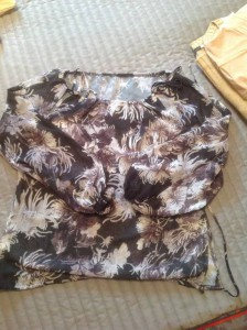 шифоновая на 46 размер  просвечивает