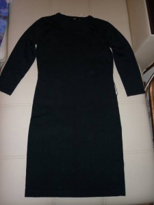 Чёрное трикотажное платье за 400 р - P1170505.JPG