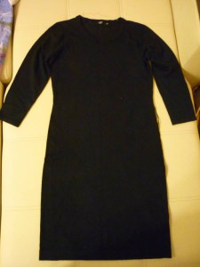 Чёрное трикотажное платье за 400 р - P1170504.JPG