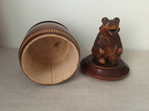 Бочонок от меда деревянный с крышкой в виде мишки - IMG_2177.JPG