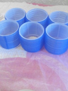 Бигуди синие