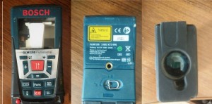 5.Лазерный дальномер Bosch GLM 150 Professional - требуется замена дисплея, а так рабочий...