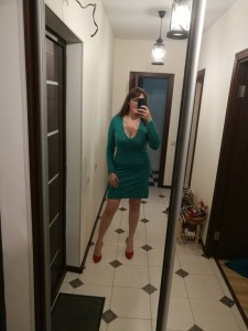 Платье трикотаж. Декольте и украшение. - IMG_20171112_014535.jpg