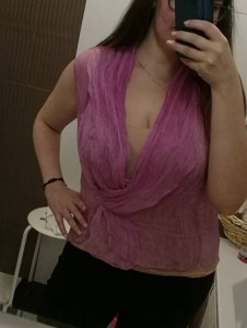 Двойка, топик и сверху шелковая блуза. Состояние отличное. Размер 48-50 - IMG_20171112_022422.jpg