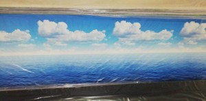 Подарю красивые фартуки для кухни из абс пластика - фартук море.JPEG