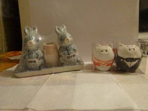 Солонки/перечницы в виде животных